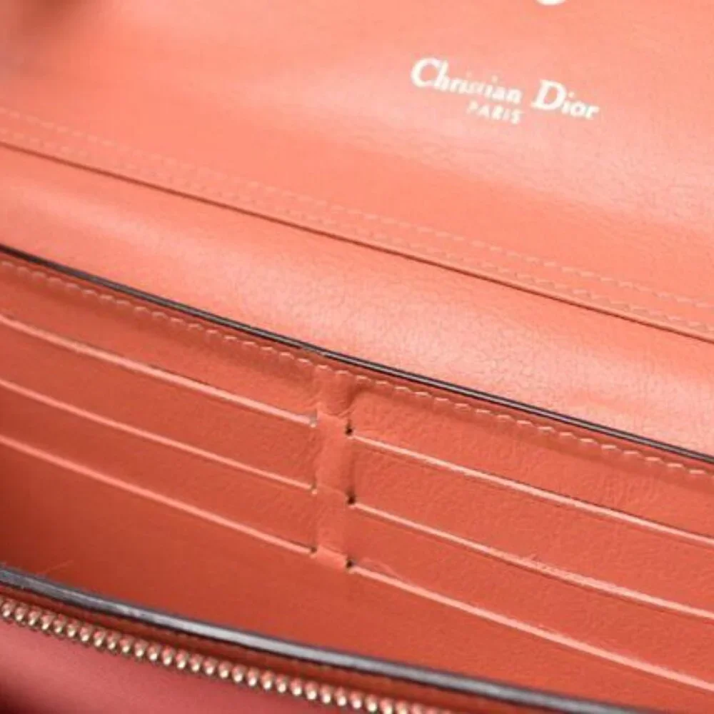 Christian Dior Wallet Chain Wallet Long Wallet Rancontre - Picture 10 of 10